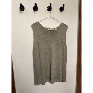 French Laundry Sleeveless Sweater Long Summer Fall 1X